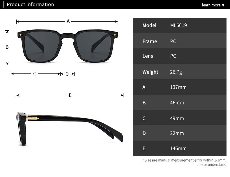 Occhiali da sole Polarizzatore antiriflesso anti-UV Coppia occhiali da sole_voghion.com