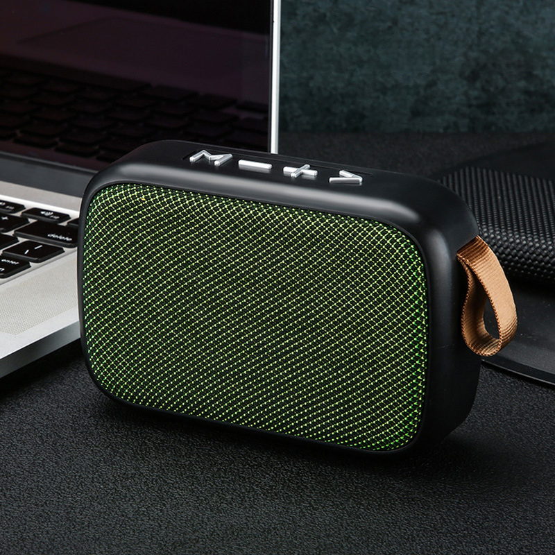 Przenośny głośnik bezprzewodowy Mini G2 6D Bass kompatybilny z Bluetooth 4.2 z gniazdem karty USB TF Głośnik niskotonowy dla_voghion.com