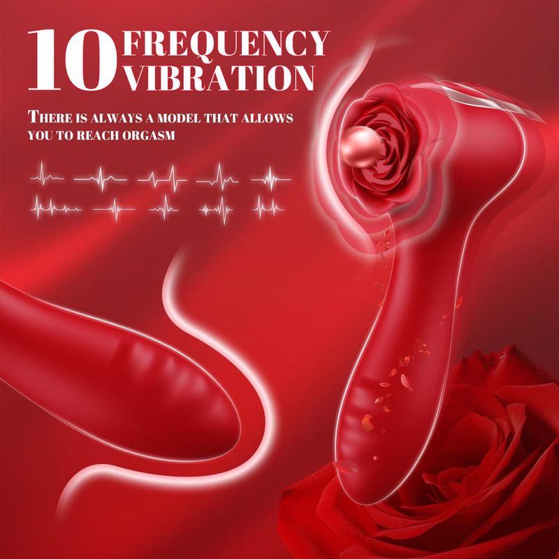 Eros Lab Cross-Border Tanhua Zweite Generation Kleiner rotierender Kugelstab für Erwachsene, 3-in-1 Rosenvibrator_voghion.com