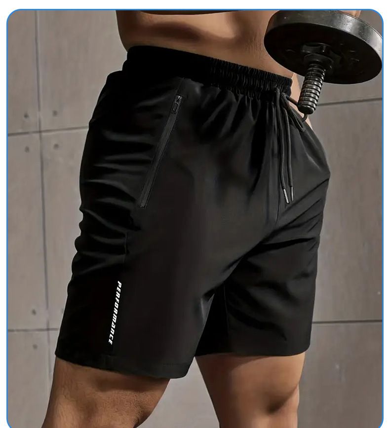 Fornitura di abbigliamento maschile per uomini di mezza età e giovani, pantaloncini da esterno in seta ghiacciata con aria condizionata, pantaloncini sportivi alla moda ad asciugatura rapida da uomo_voghion.com