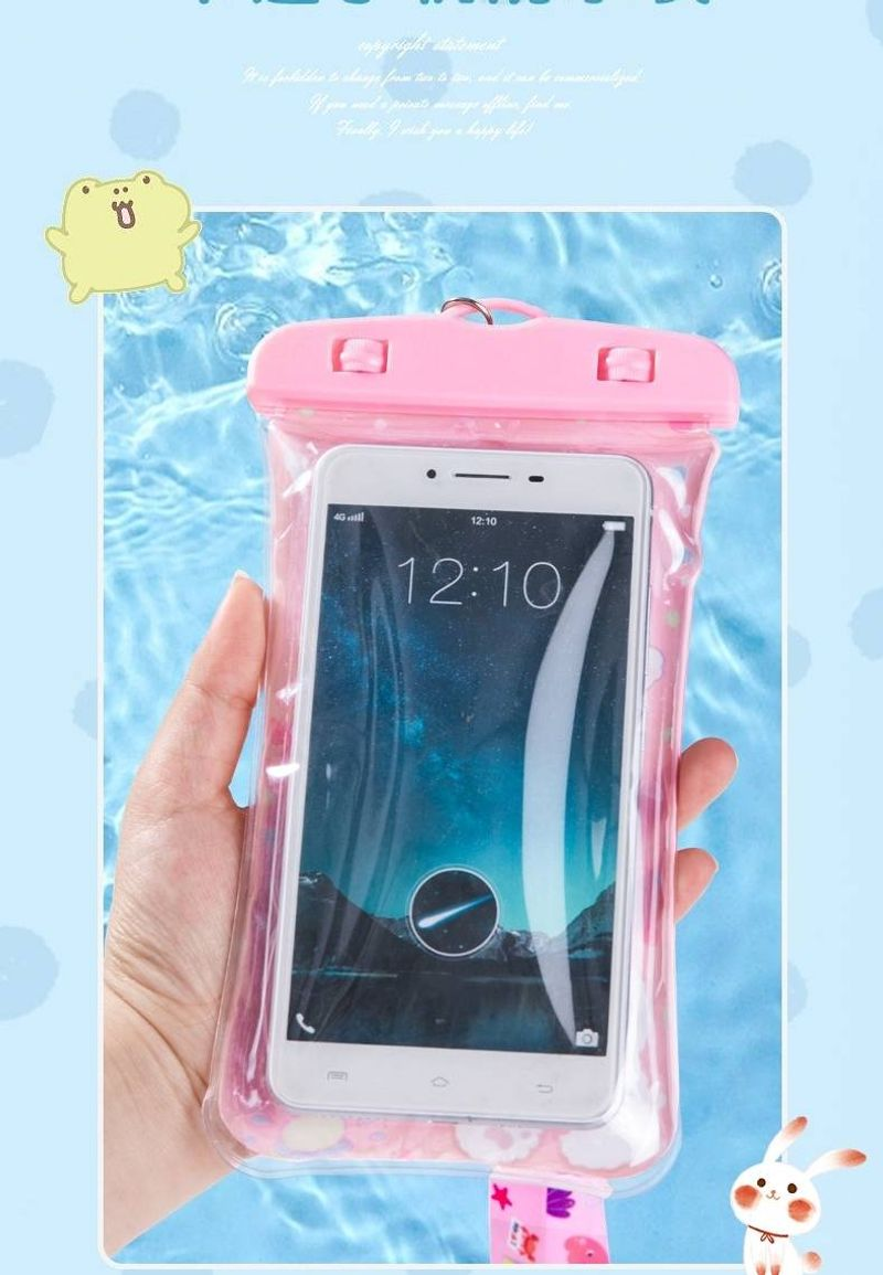Reesen, Tauchen, Surfen, Airbag, Cartoon waasserdicht Täsch fir Handy, Schutzhülle mat Touchscreen-Dichtung, Anti-Fall_voghion.com