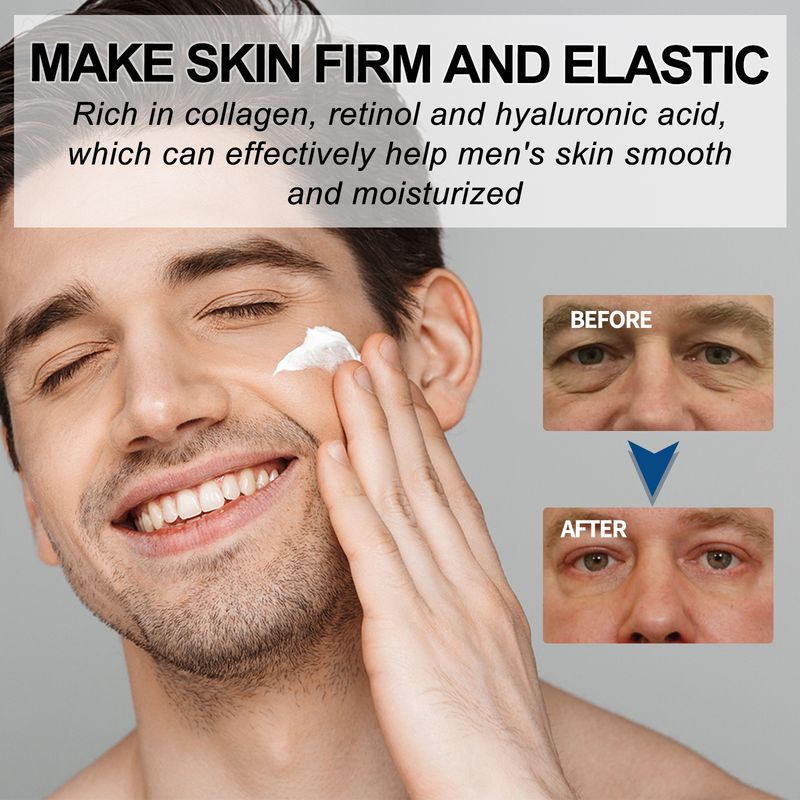 La crème raffermissante pour le visage au rétinol pour hommes East Moon réduit les rides, hydrate et éclaircit la peau, crème pour le visage anti-rides_voghion.com