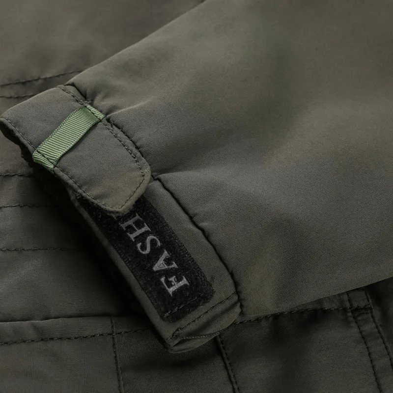 Men's Jackets Men Tactical Jacket Autumn Quick Dry Military Style Army Coat Male Multi Pockets Hooded Windbreaker_voghion.com