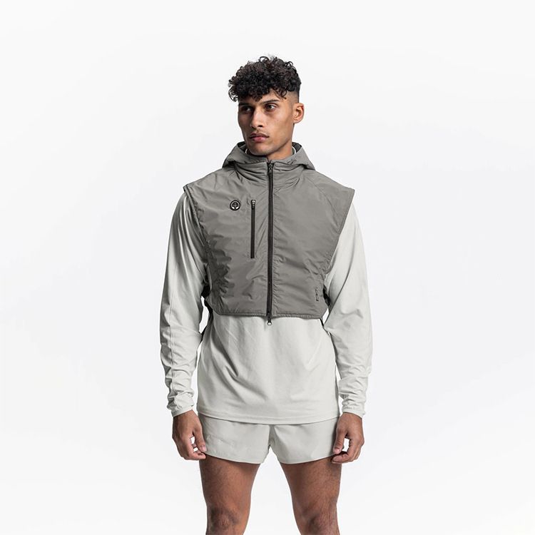 Taktische Weste Herrenmodemarke Kapuzenweste Outdoor Multifunktionale reflektierende ärmellose doppelseitige tragbare wasserdichte Freizeitjacke_voghion.com