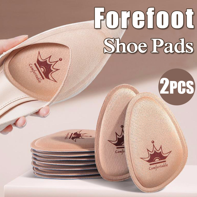 Almohadillas para el antepié para mujer, medias plantillas antideslizantes, antidolor, para aliviar el dolor en la parte delantera del pie, 2 uds._voghion.com