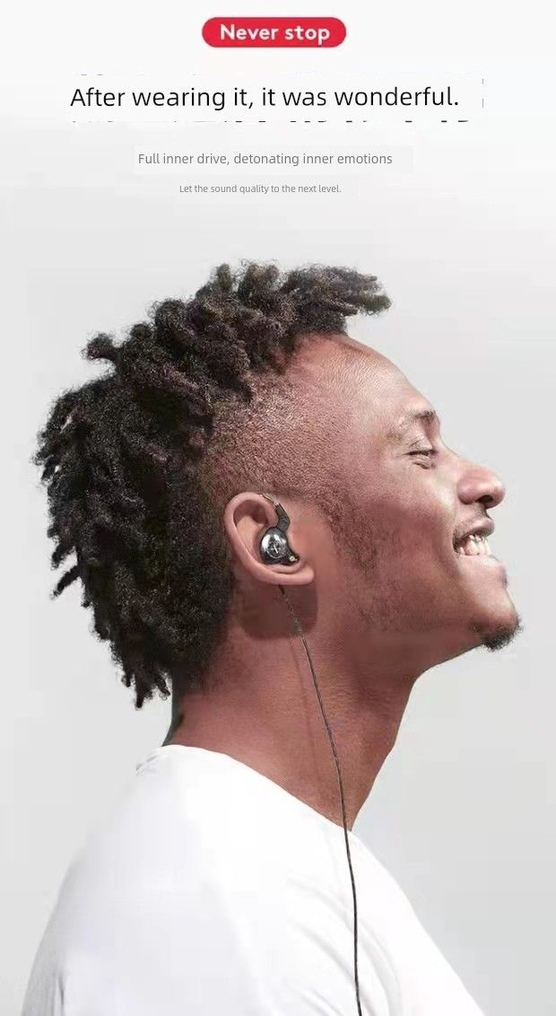 Fengge X2 Original 6d In-Ear 1.2 Mit Kopfhörer und 3 M langem Soundkartenmonitor ohne Mikrofon_voghion.com
