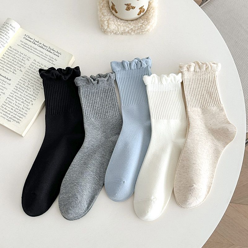 Women's Socks, 2025 Fall/Winter New Mid-Calf Socks_voghion.com