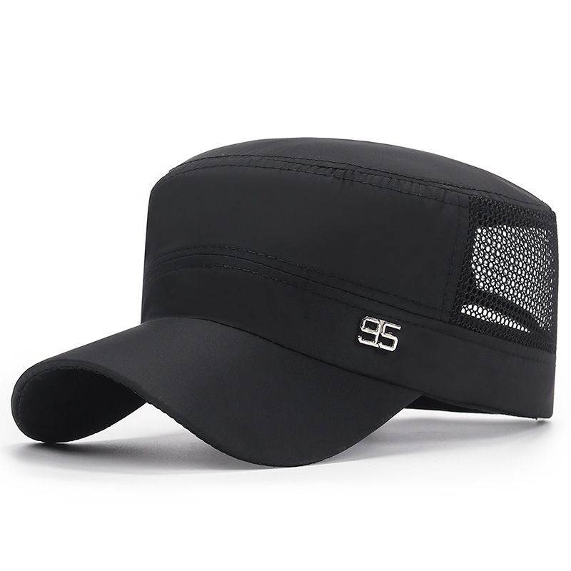 Vendita calda berretto militare con parte superiore piatta da baseball primavera estate uomo cappello parasole in rete per esterni_voghion.com