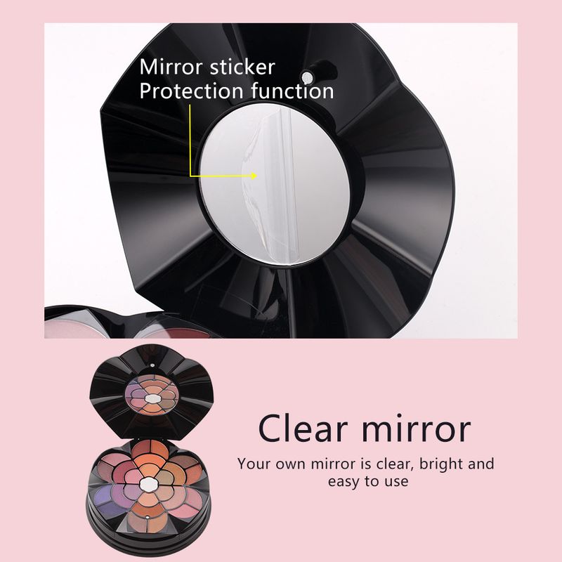 MISS ROSE 57 Color Petal Makeup Palette, 43 Color Eyeshadow, 4 Color Eyebrow Powder, Blush, Lipstick, 2 Color Powder Makeup Box_voghion.com