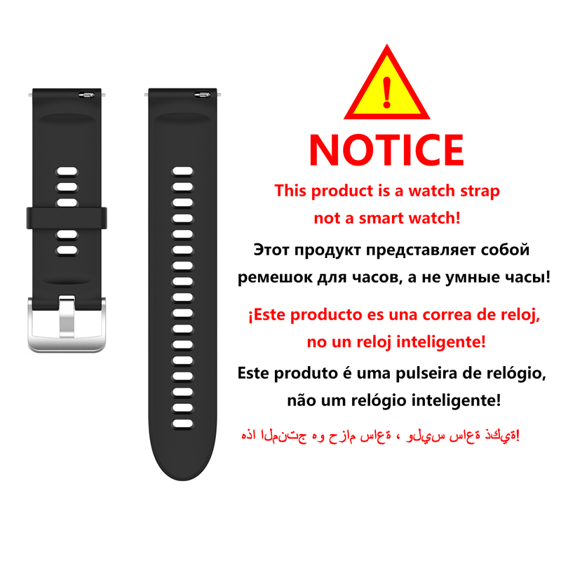 22mm Officiële Siliconen Vervangen Bandjes voor Xiaomi Mi Horloge Kleur Sport Editie band voor Mi Horloge Kleur Armband horlogebanden Correa_voghion.com