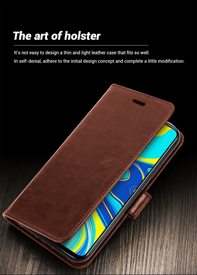Capa de couro para Xiaomi Redmi Note 9 Pro 9S 9Pro Max not9 s Funda Protect Cover redmi note9pro note9s Flip Wallet Phone Coque_voghion.com