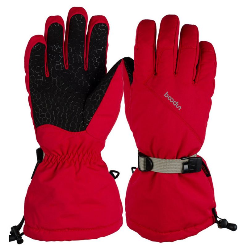 Neue Fünf-Finger-Winter-Skihandschuhe mit verlängerter Manschette für Herren und Damen, rutschfest, wasserdicht, winddicht_voghion.com