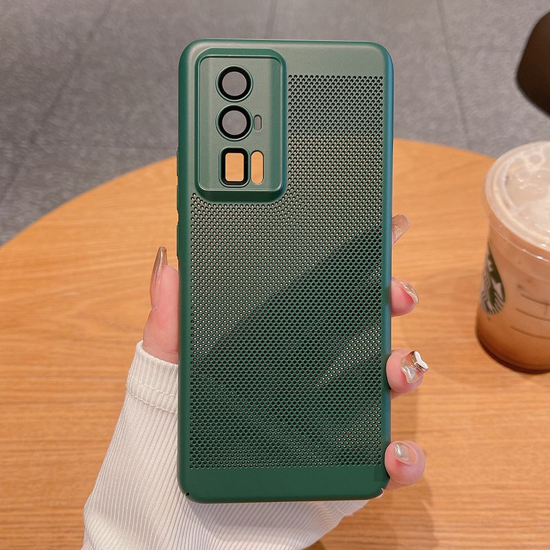 Funda de disipación de calor de malla de enfriamiento para Xiaomi 13 14 Lite Ultra Poco f5 Redmi Note 11 12 Pro Plus Funda transpirable_voghion.com