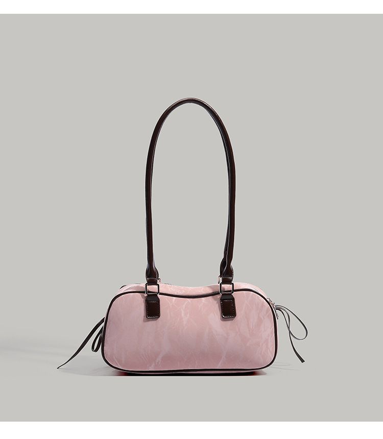 Fashion Niche Bow Boston Design Gradient Bag 2025 Spring New Shoulder Handbag Casual Hundred_voghion.com
