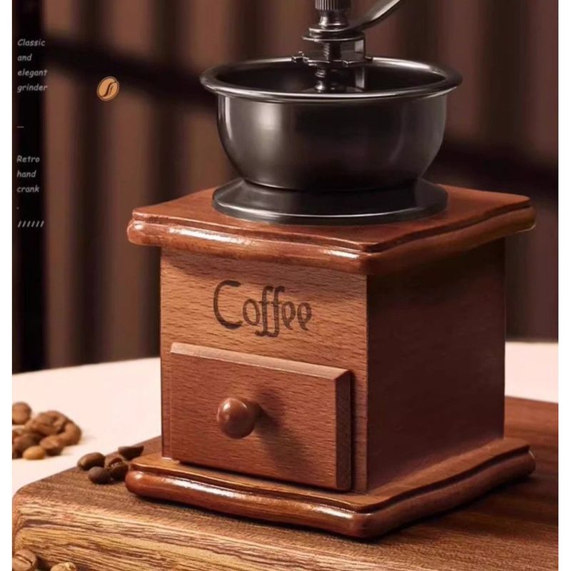 Small Home Brew Set Equipment Coffee Bean Manual Hand Crank Grinder_voghion.com