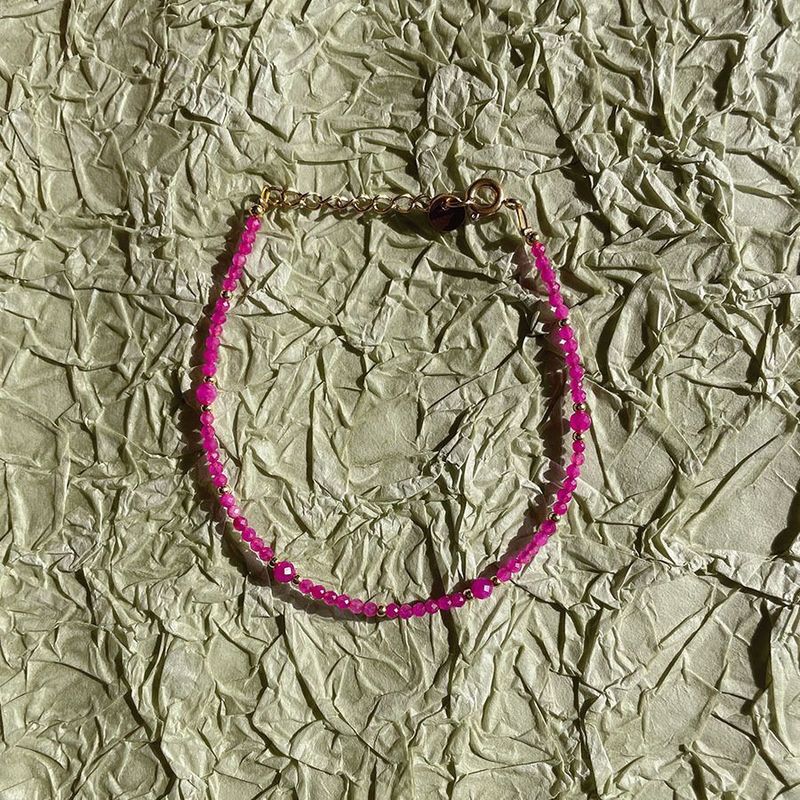 Wholesale Jewelry Simple Style Round Titanium Steel Beaded Choker_voghion.com