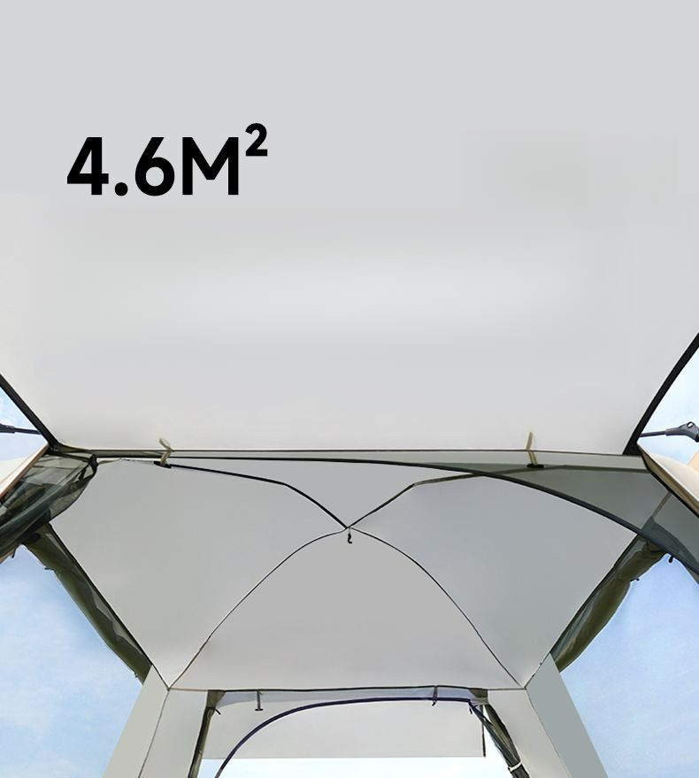 Yuyang Villa Portable Folding Double Layer Outdoor 2025 New Tent Camping Gear Set_voghion.com