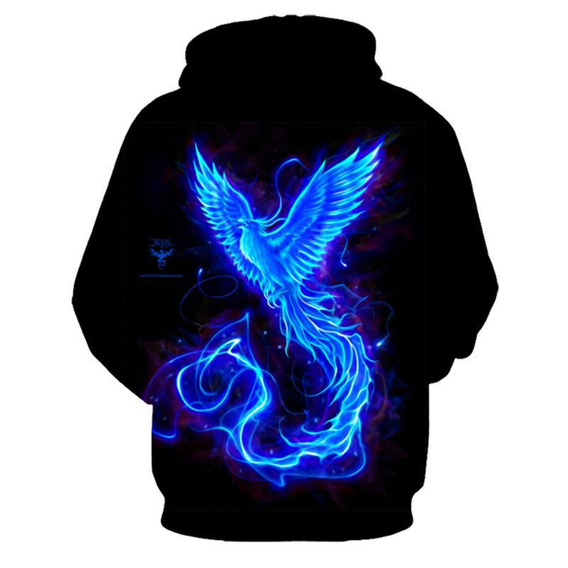 2020 Nuovo colorato Flame Hoodie 3d Felpa Uomo/Donna Con Cappuccio Autunno E Inverno Cappotto Uomo Abbigliamento Divertente Giacca Nera_voghion.com