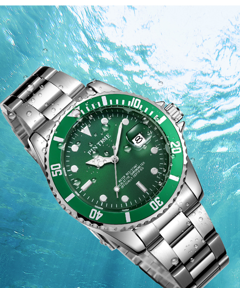 Orologio da uomo Water Ghost Quartz di alta gamma, edizione Niche, impermeabile_voghion.com