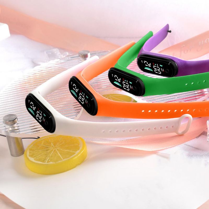 Kids Electronic Sports Waterproof Wrist Large Font Screen LED Display Luminous Auto Date Full Calendar Digital Watch_voghion.com