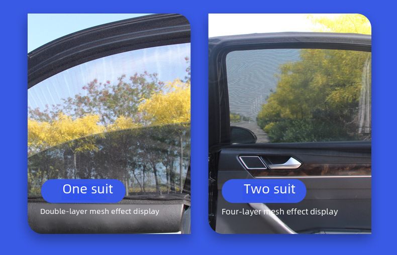 Auto päikesevari Päikesevari Päikese isolatsioon akna sääsevastane võrk Auto privaatsus auto varju sees auto külgkardin_voghion.com