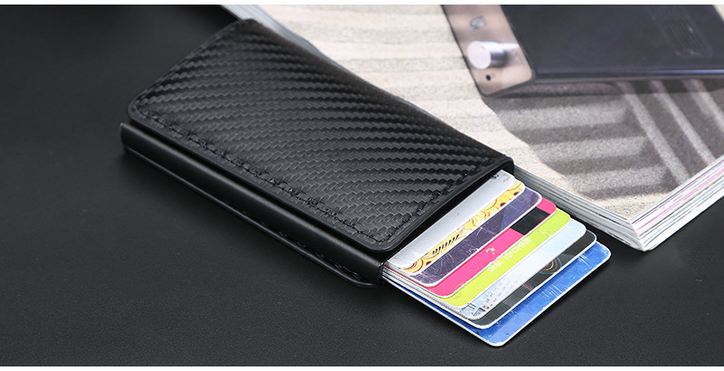 Baellerry-lompakko/New Arrival -varkaudenestokorttilaukku/RFID-lyhyt automaattinen ponnahduskorttipidike/sekä miehet että naiset voivat käyttää_voghion.com