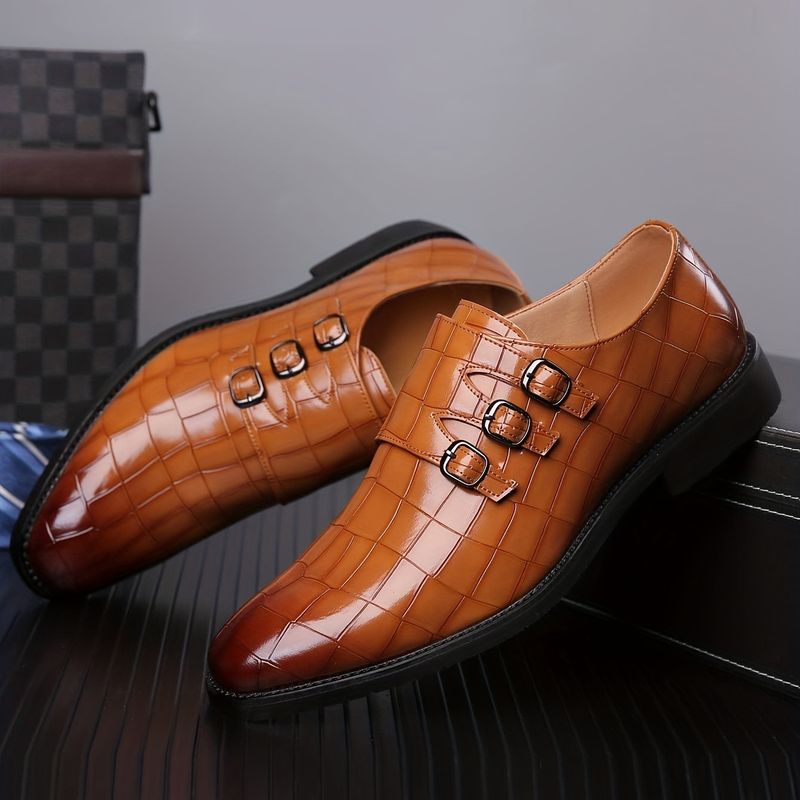 Zapatos casuales de negocios nuevos de otoño e invierno para hombres, zapatos de cuero, zapatos de negocios de tendencia de moda de primavera y verano_voghion.com