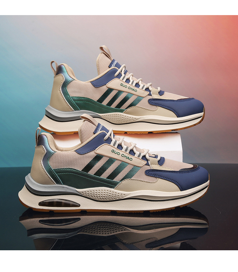 Herren Sommer 2024 neue Mesh trendige Teenager und Studenten, höhenverstellbare atmungsaktive Freizeitsportschuhe für Männer_voghion.com