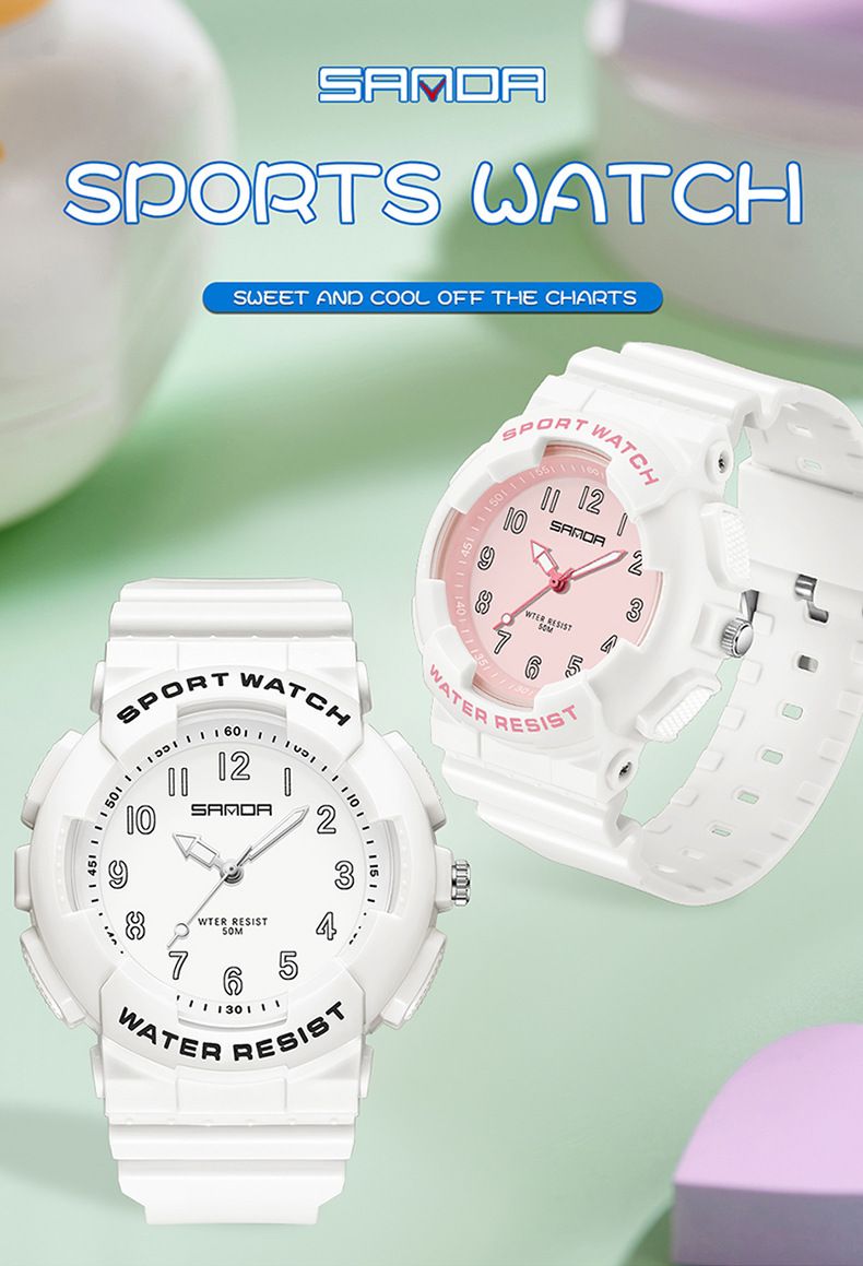 Orologio sportivo unisex alla moda con display digitale, impermeabile fino a 50 m, cinturino in TPU leggero, casual ed elegante per adolescenti e adulti._voghion.com