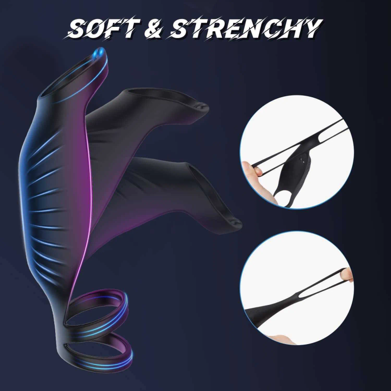 Massager Sex Toy Male Remote Vibrating Silicone Sleeve Ring Delay Ejaculation Enlargement Toys f Men Tes s_voghion.com