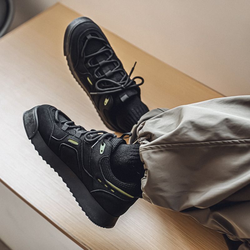 Baskets style Harajuku coréen Agan pour hommes, chaussures décontractées, grande taille, tendance, printemps et automne 2025_voghion.com