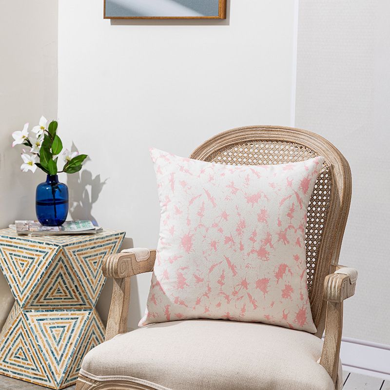 Housse de coussin de canapé imprimée recto verso, moderne, simple, fraîche, abstraite, colorée, géométrique irrégulière_voghion.com