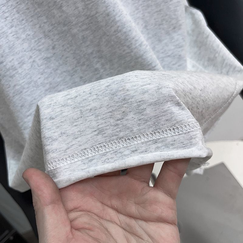 Pure Cotton Sports Solid Color Vest Men's Loose Summer Sleeveless American Style Short Tank Top_voghion.com