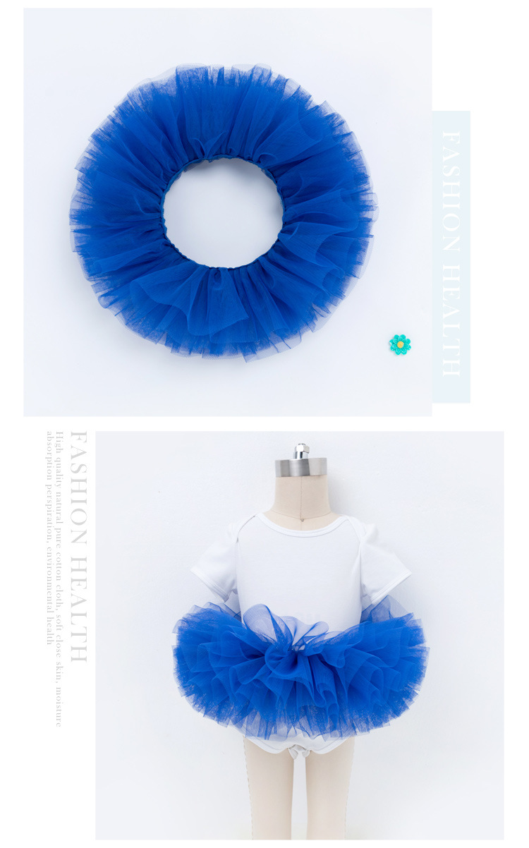 Vêtements pour bébés filles de 0 à 2 ans, robe tutu d'été de couleur unie, jupe demi-corps, jupe princesse pour enfants, nouvelle collection 2023_voghion.com
