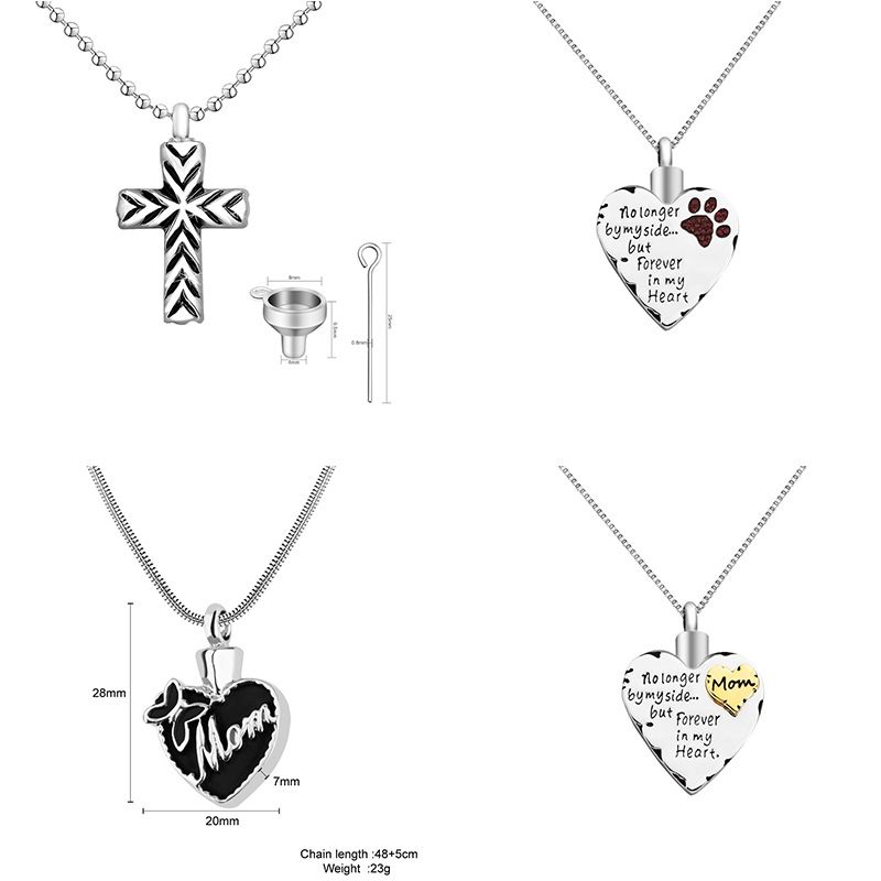 【50 % Rabatt auf unsere umfangreiche Kollektion】Personalisierter runder Ring in Form einer Parfüm-Aschenbox, dreidimensionale Herzkette_voghion.com