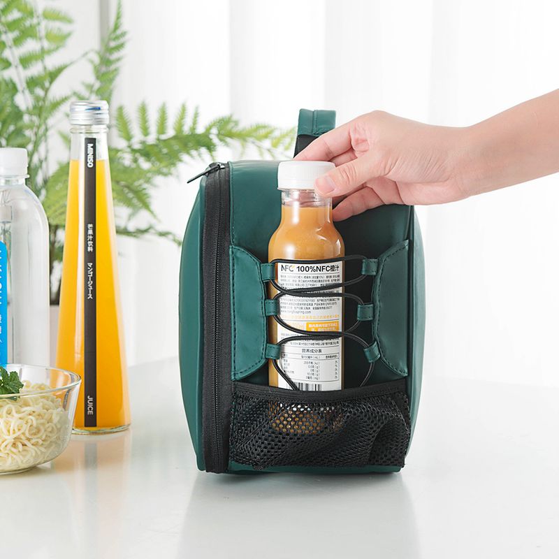 Portable Baby Food Insulation Bags thermo Bag Feeding Milk Bottles Warmer large Waterproof PU Picnic Zipper Thermal Handbag_voghion.com
