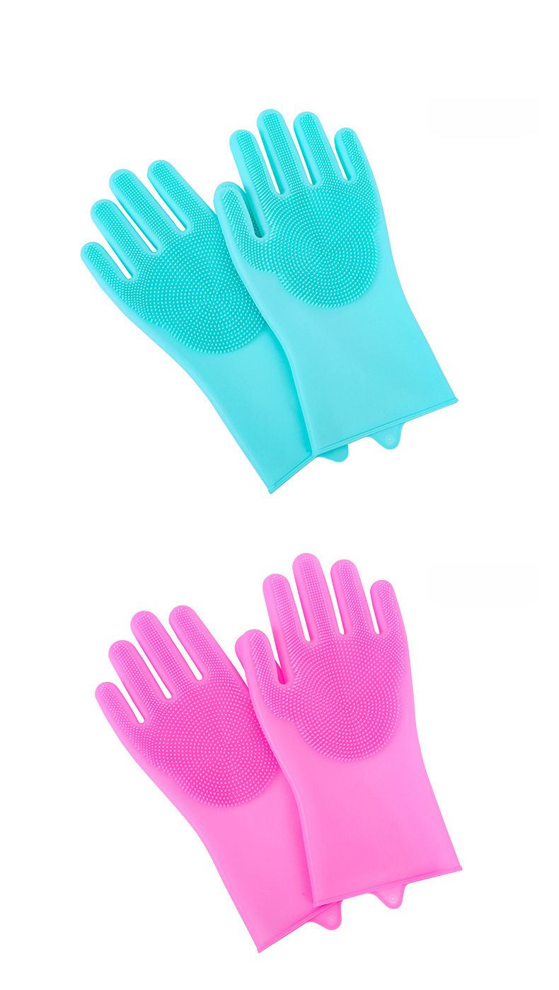 Haqi Pet Silicone Gloves Cat and Dog Anti-scratch Anti-bite Pet Bath Gloves Comfortable Massage SPA Gloves Brush_voghion.com