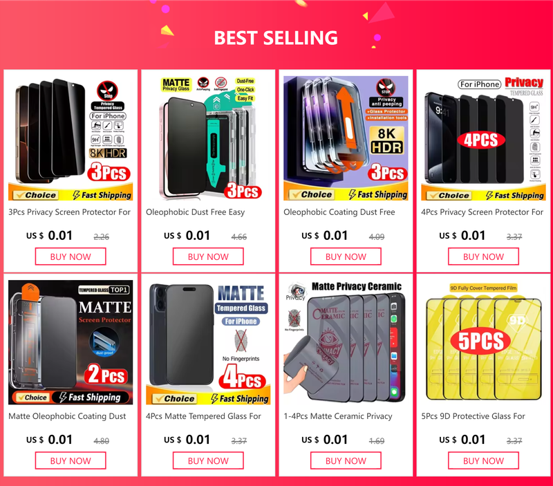 Oleophobic Coating Dust Free Installation Privacy Screen Protector For IPhone 13 11 12 14 16 Pro Max XS X XR 17 15 Plus_voghion.com