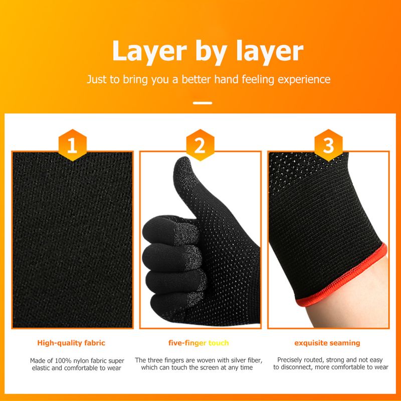 Unisex Anti-Slip Screen Breathable Sweatproof Knit Warm For Phone Games Touch Sensitive Gaming Gloves Sleeve_voghion.com