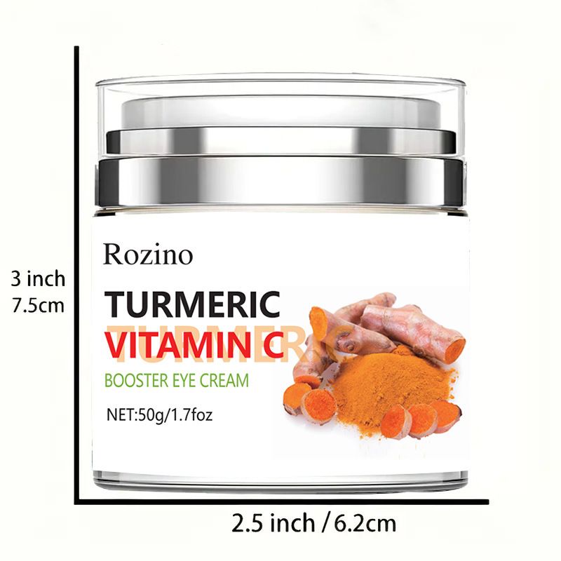Turmeric cream reduces fine lines and dark circles around eyes, removes eye bags, fights wrinkles, brightens skin,_voghion.com