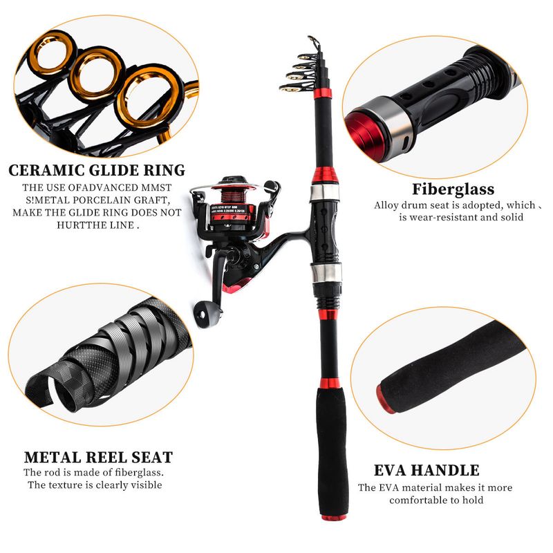 Lure Sea Long Spinning Reel Bag Combinatie Complete Set Carbon Ultralicht Ultraharde Werphengel Visgerei_voghion.com