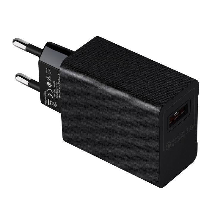 Amerikaanse QC30 snellader, Europese standaard mobiele telefoon 5V/9V/12V intelligente QC3.0 reislader_voghion.com