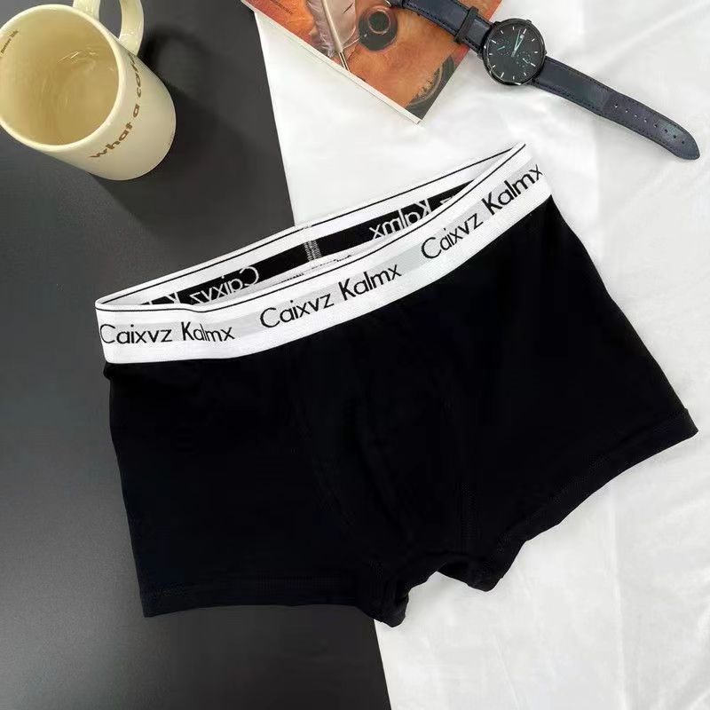 Sous-vêtements pour hommes en coton sans coutures - Respirants, taille mi-haute avec soufflet extensible, séchage rapide et confortables_voghion.com