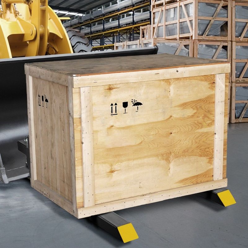 Front Forks Loader Attachment Bucket Forks 43 Lbs Heavy Pallet On 2000 Sk For Duty Capacity Tractor Tractor Pallet Clamp Forks_voghion.com