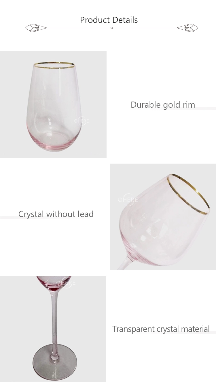 Ohere red Glasses Wholesale Popular Metal Wine Glass Goblet Custom Stainless White Customized Europe_voghion.com