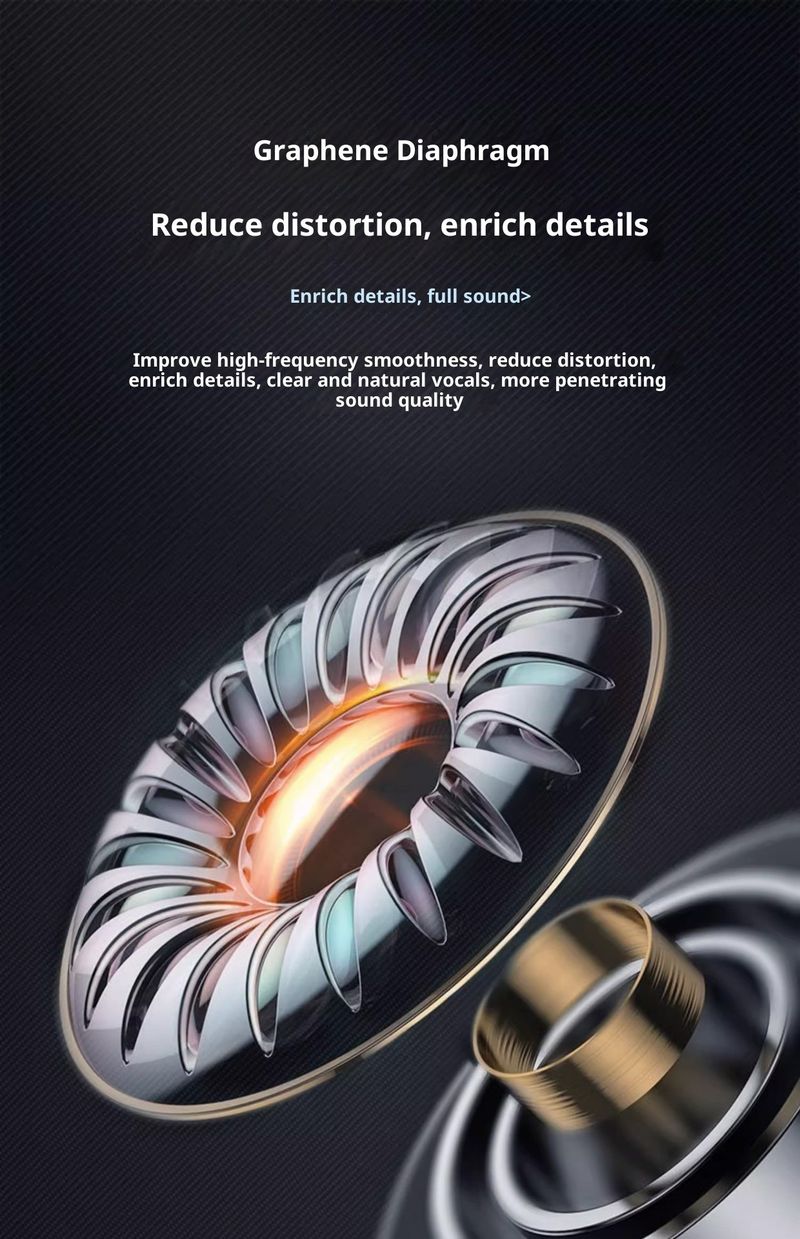 Słuchawki bezprzewodowe Pro4, 2024 słuchawki bezprzewodowe HiFi Stereo z mikrofonem z redukcją szumów ENC, długi czas odtwarzania w słuchawkach dousznych,_voghion.com