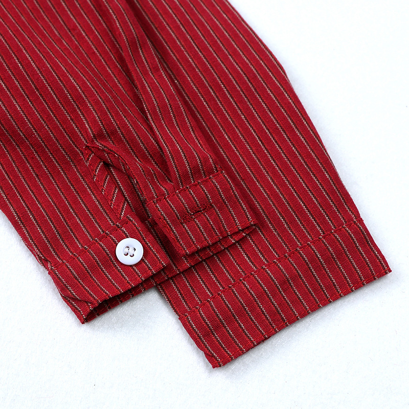 Camicia da ragazzo con papillon a maniche lunghe da gentiluomo con bretelle, completo di pantaloni per bambini_voghion.com