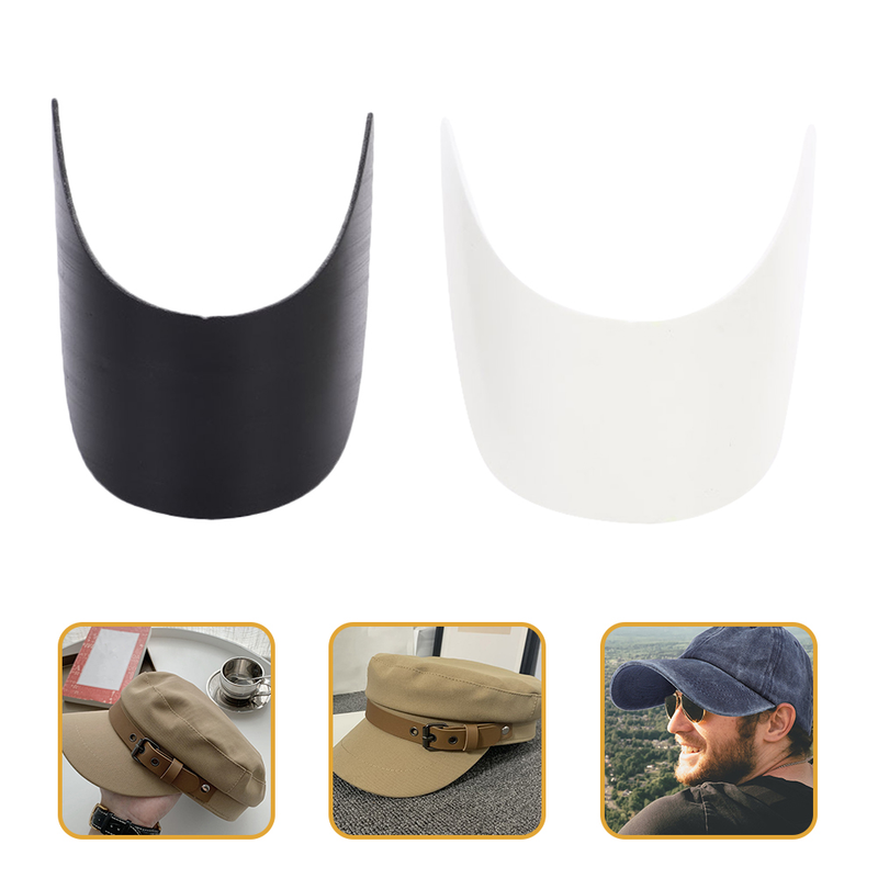 10 Pcs Peaked Visor Core Hat Shaper Lids Hats Inserts Caps Foam Padding Baseball_voghion.com