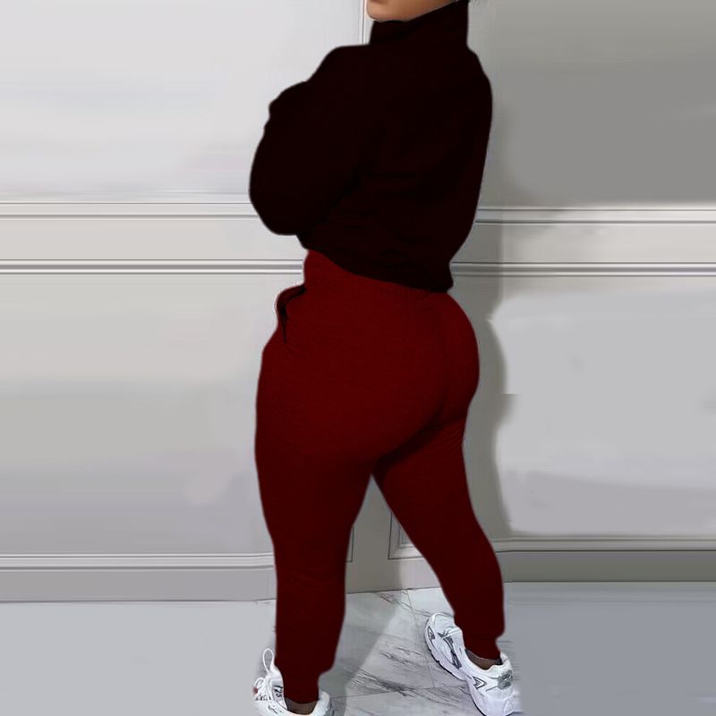 Lässiger Sportanzug für Damen mit Aufdruck_voghion.com