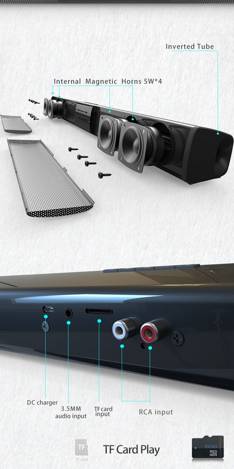 Bestverkochte soundbar home theater-luidspreker met Bluetooth_voghion.com